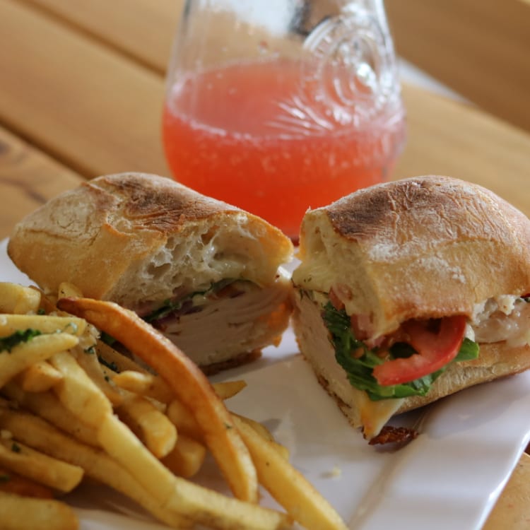 Turkey Club Sandwich.