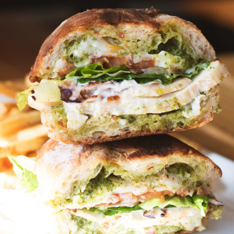 Red Tomato Chicken Sandwich.