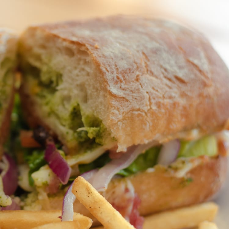 Chicken Club Sandwich.