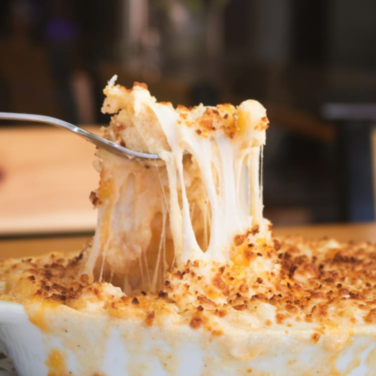 Roasted Chicken Mac & Cheese.