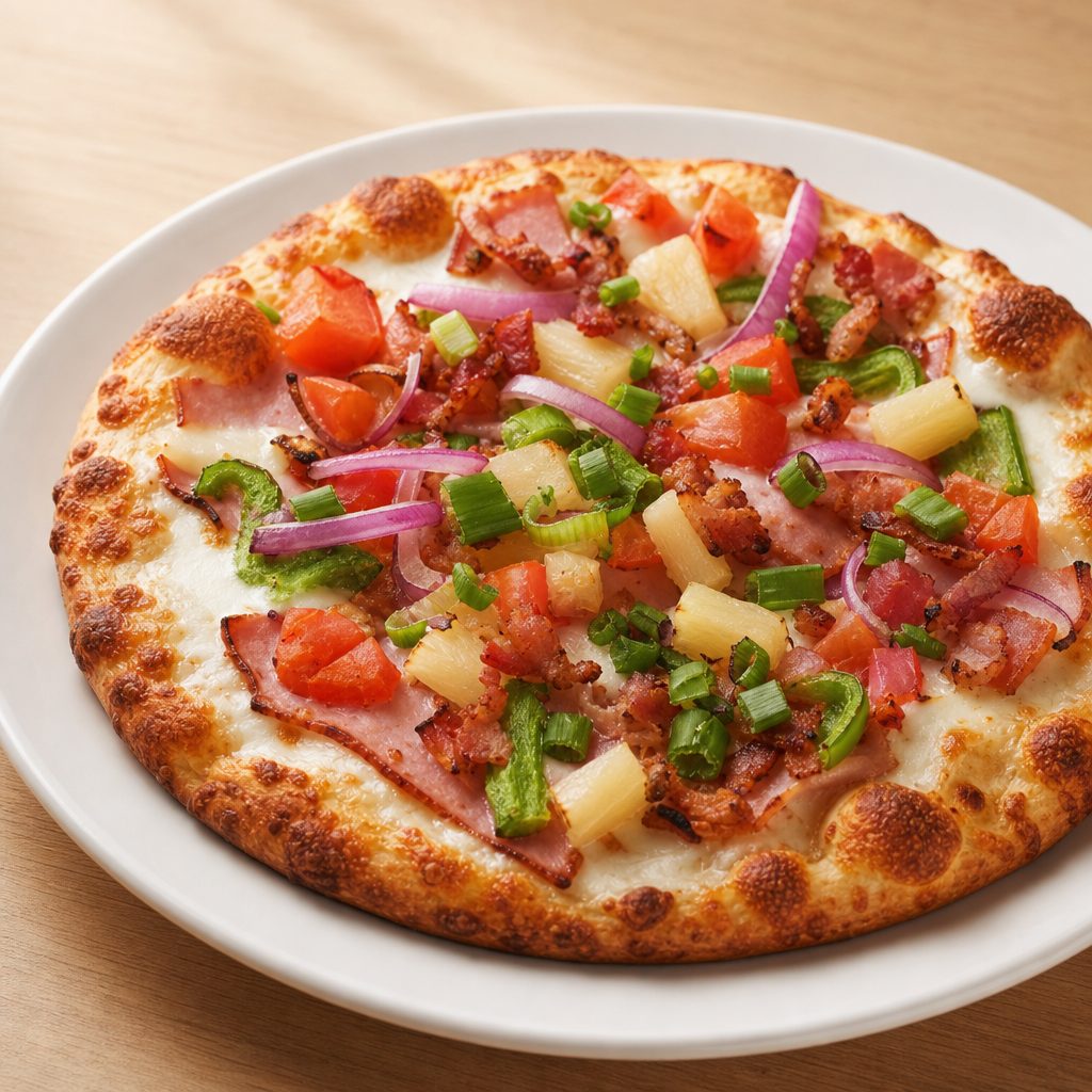 Sweet Hawaiian Pizza.