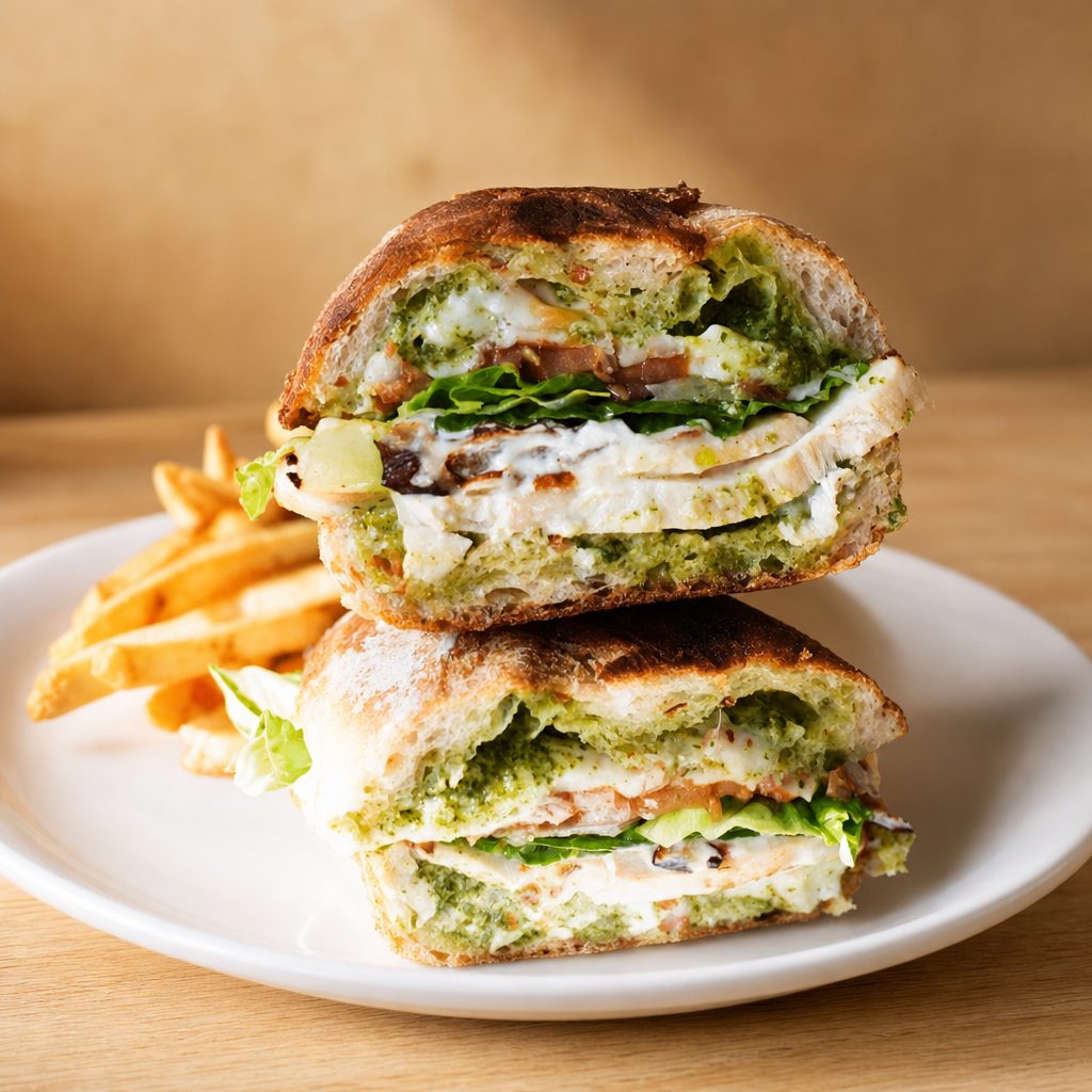 Red Tomato Chicken Sandwich.