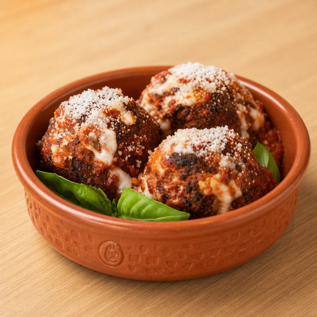 Oven Baked Meatball.