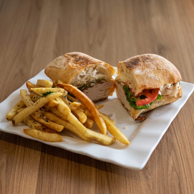Turkey Club Sandwich.