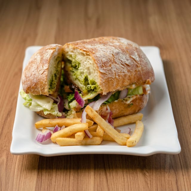 Chicken Club Sandwich.